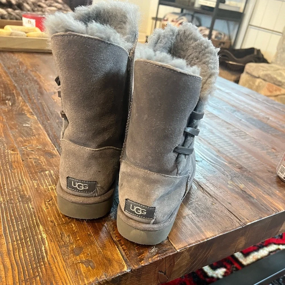 UGG Constantine Genuine Lamb Shearling Lined Boot CHARCOAL 8us